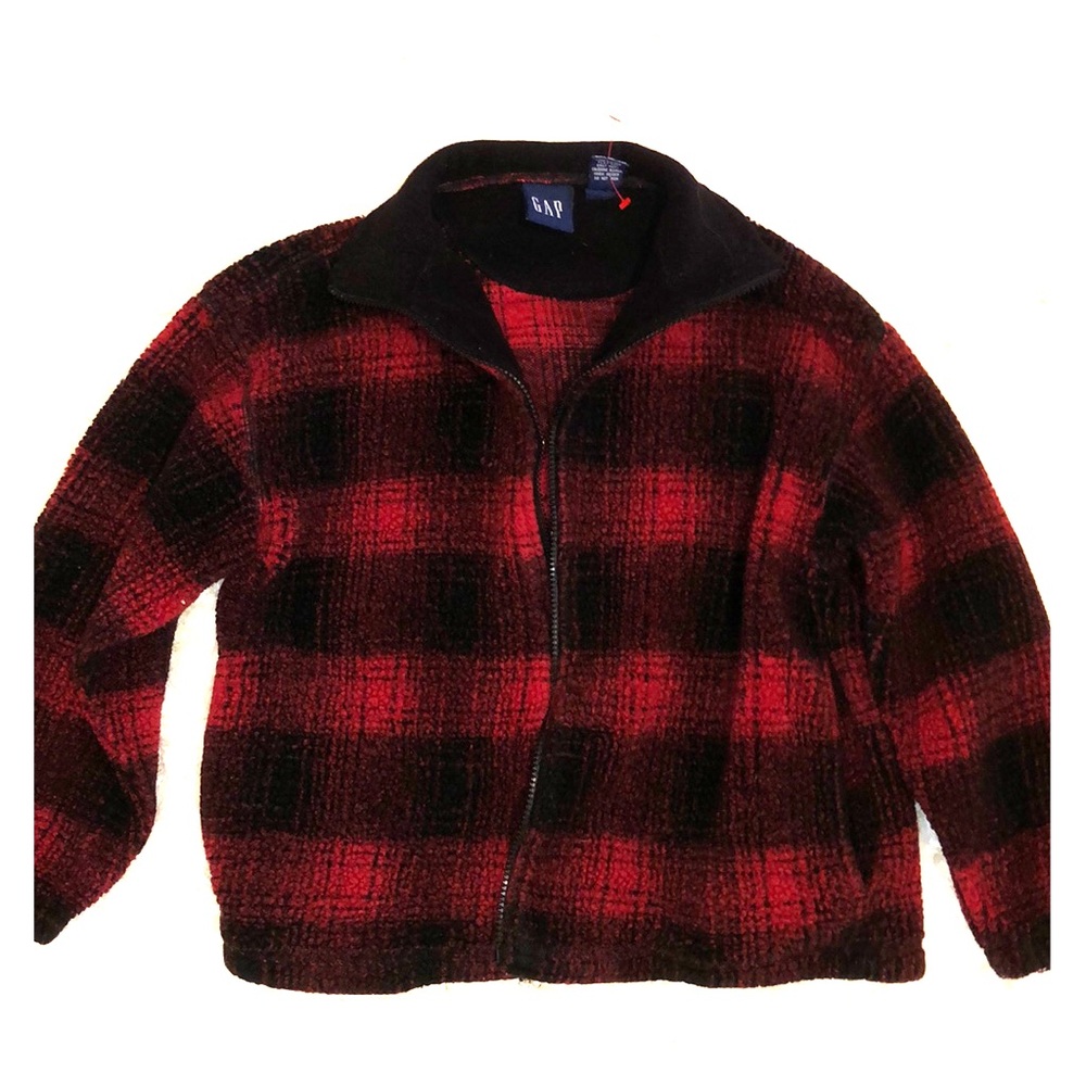 A Red and Black jackets. Comfy and fashionable.
